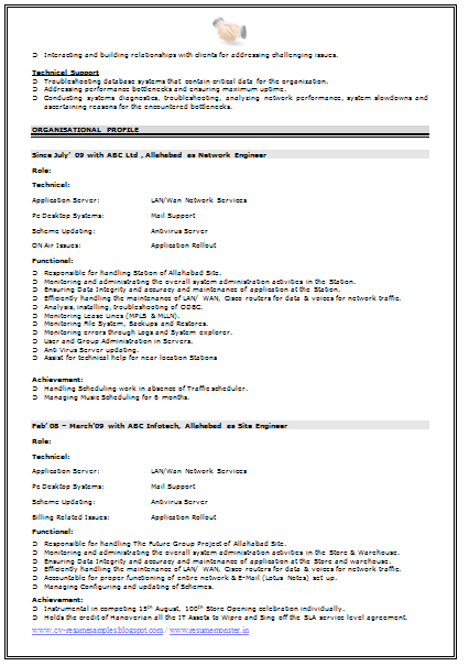 Voice administrator resume